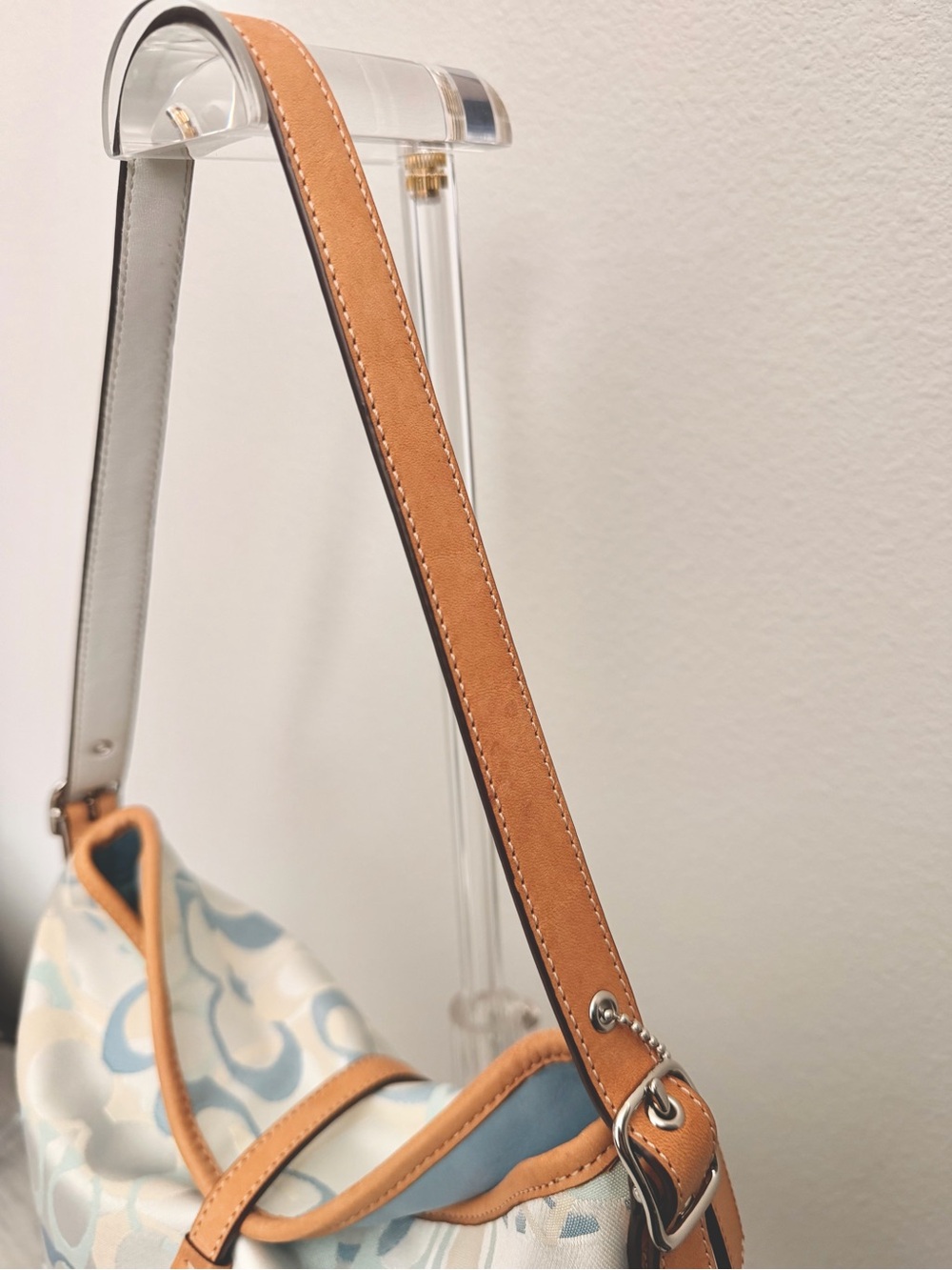 Coach Blue Purse Bag - Picture 4 of 7